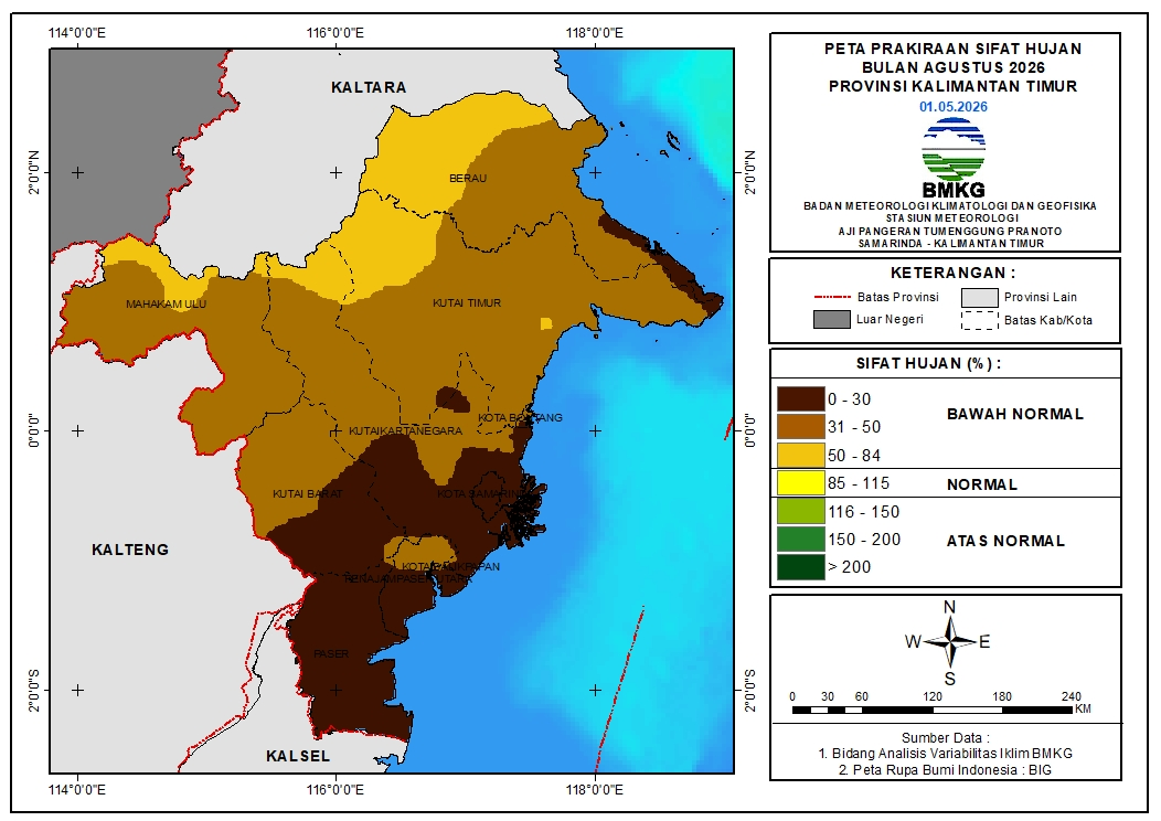 Informasi Iklim - Bulanan Agustus 2026